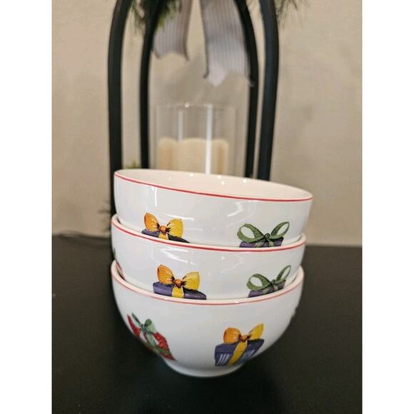 Set Of Christmas Appetizer Bowls 3 Pieces - Picture 4 of 4